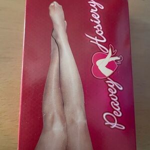 New Hooters Girl Uniform Peavey Btand (1) Pair of Pantyhose Suntan Maternity